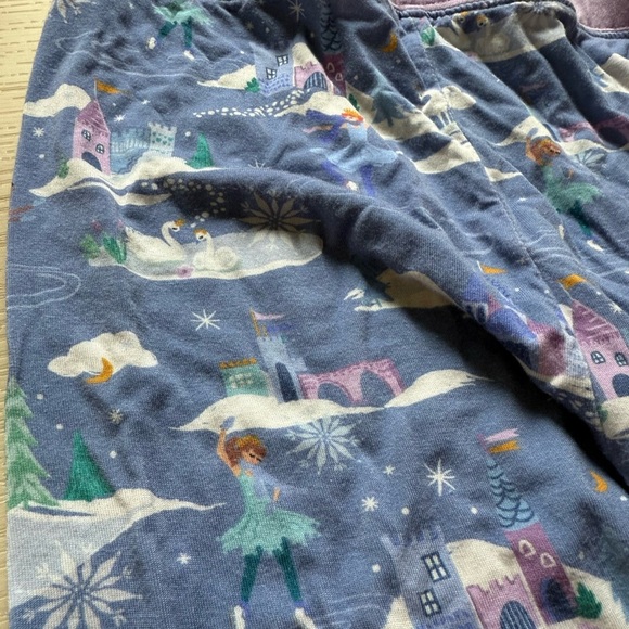 Little Sleepies Ice Princess Girls Pajama Pants Size 7/8 - Picture 3 of 5